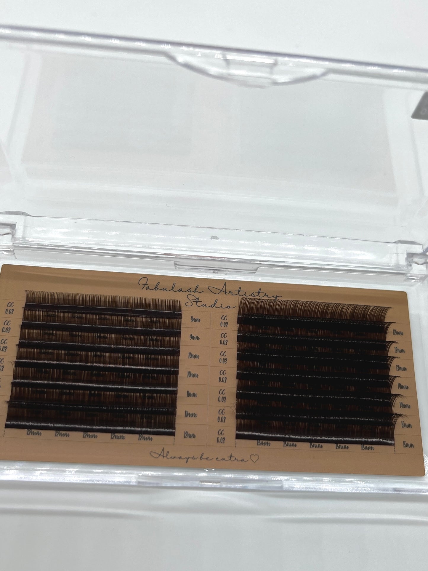 0.03 Brown Lashes